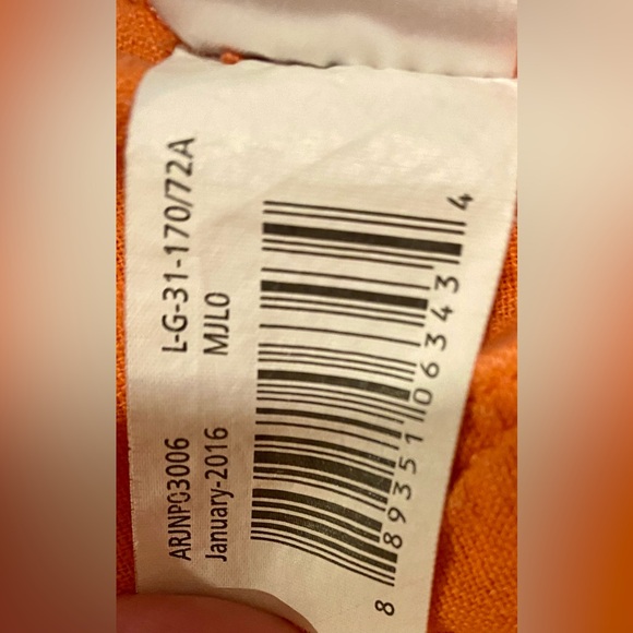 ๐5/$50 Roxy Orange Drawstring Elastic Waist Lounge Pants - Picture 7 of 8